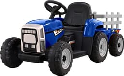Kids Ride on Tractor Blue
