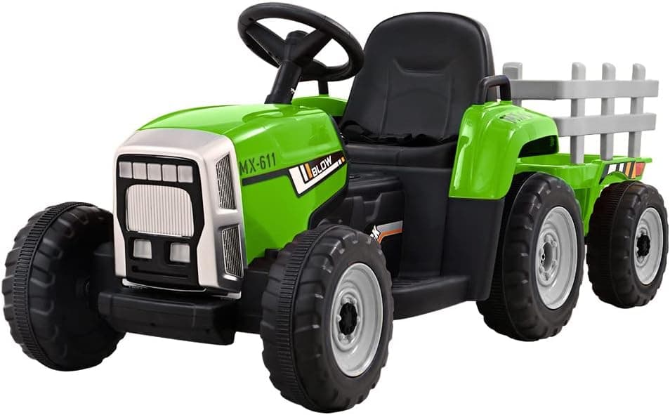 Kids Ride on Tractor Green