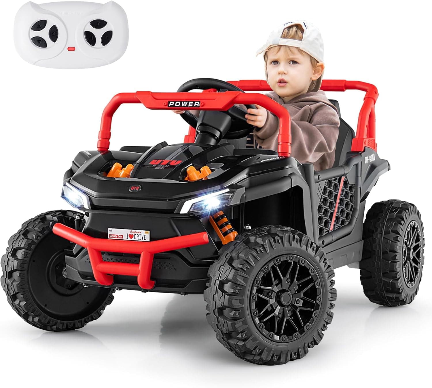 12V Kids Ride on UTV Red