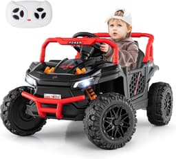 12V Kids Ride on UTV Red