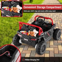 12V Kids Ride on UTV Red