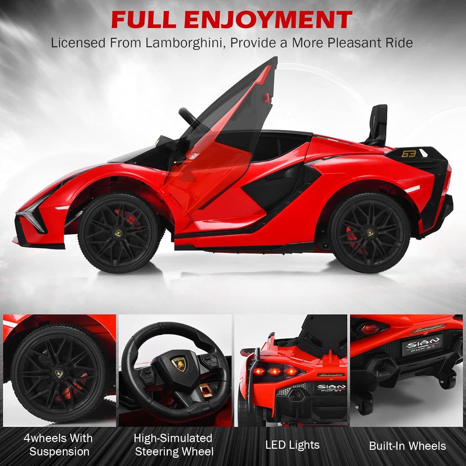 Lamborghini Sian - Red