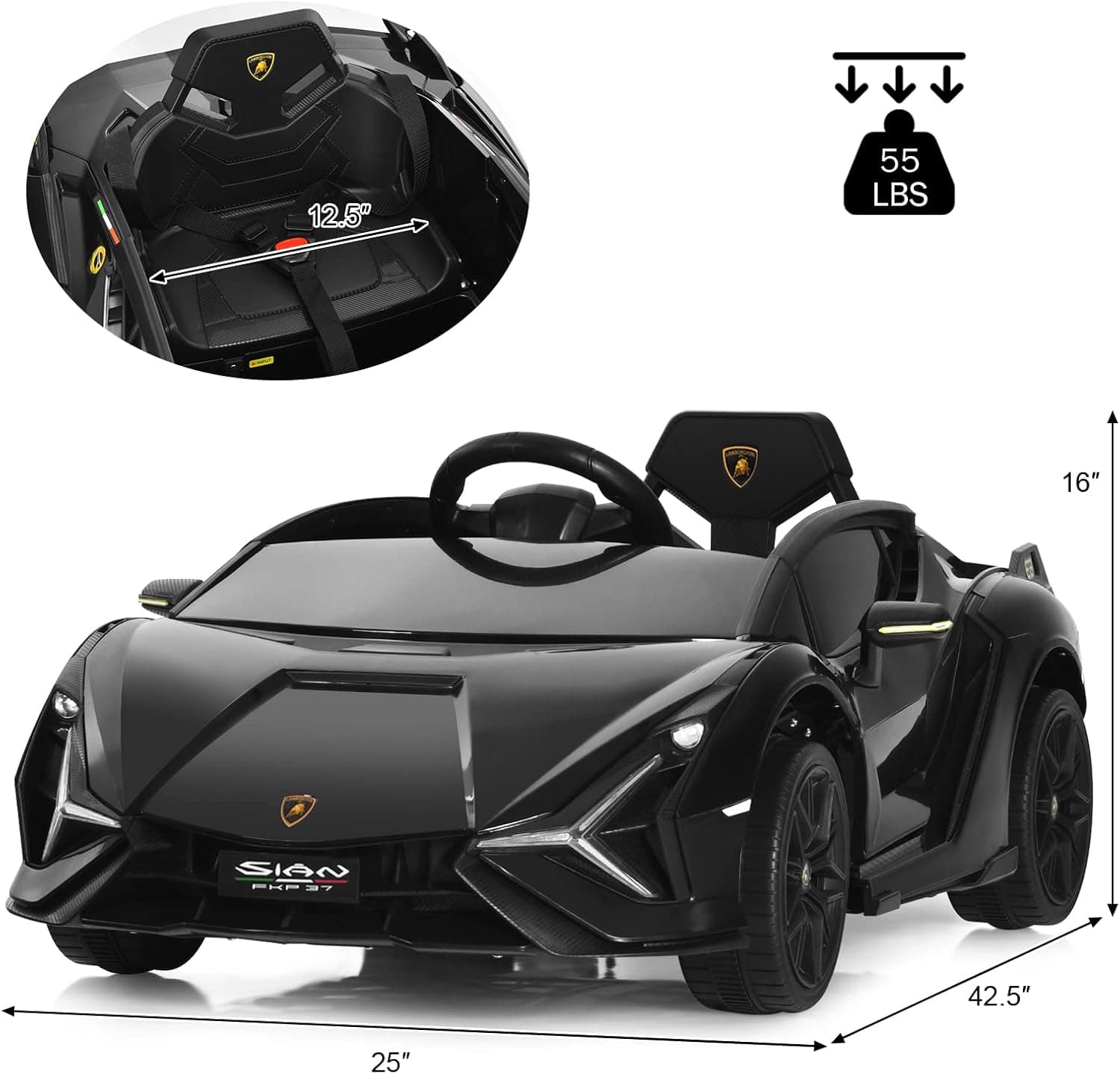 Lamborghini Sian - Black