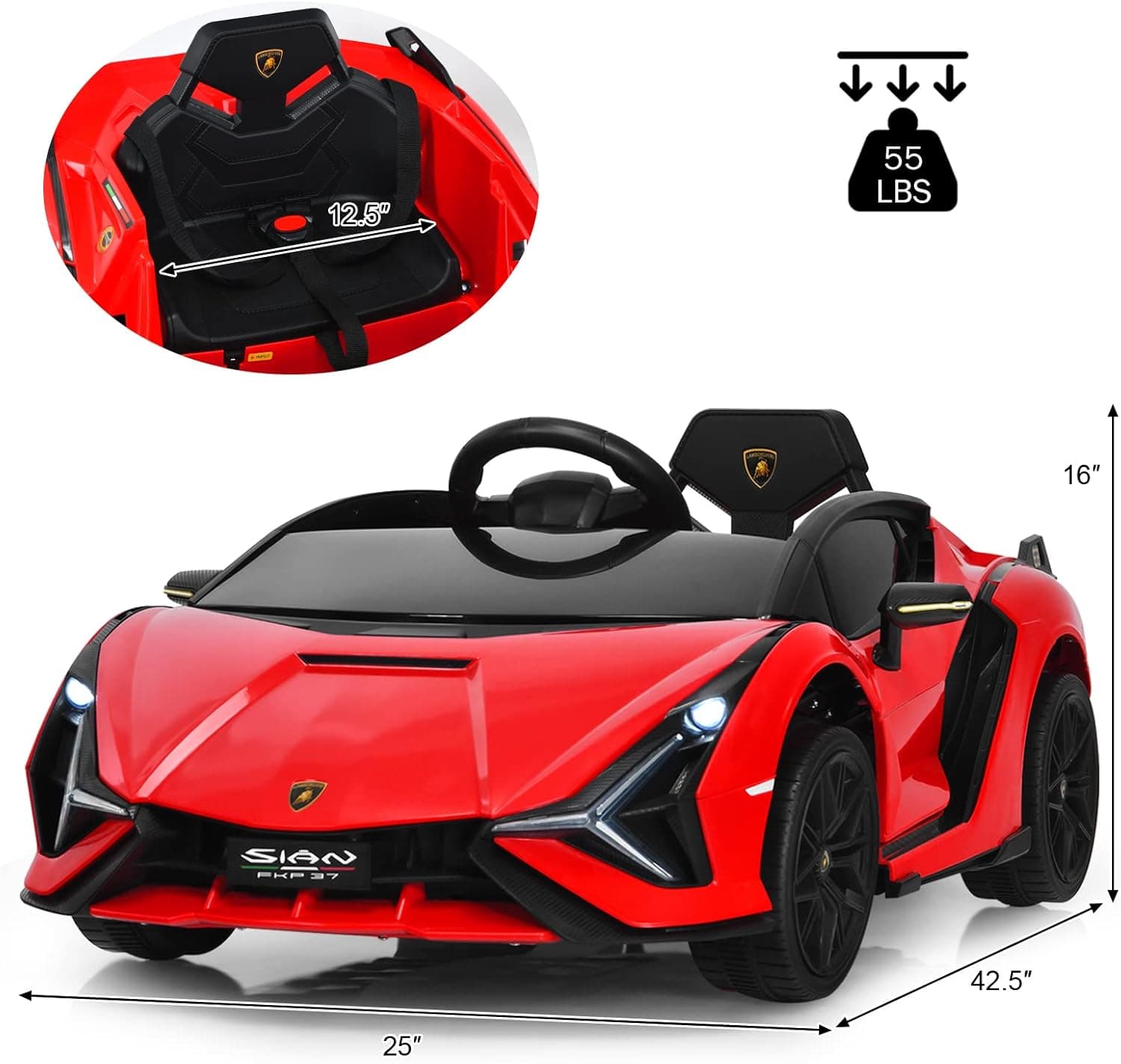 Lamborghini Sian - Red