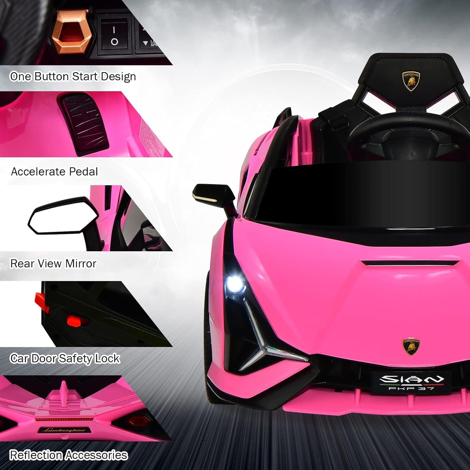 Lamborghini Sian - Pink