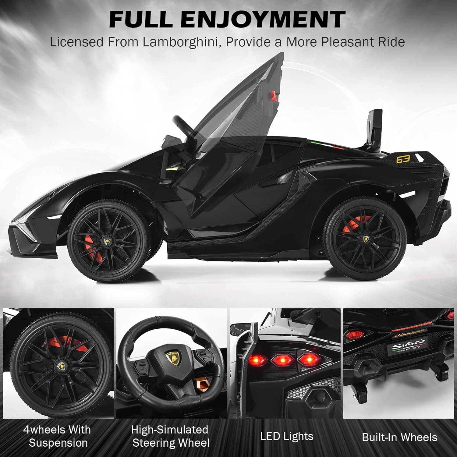 Lamborghini Sian - Black